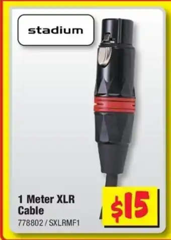 JB Hi-Fi 1 Meter XLR Cable offer