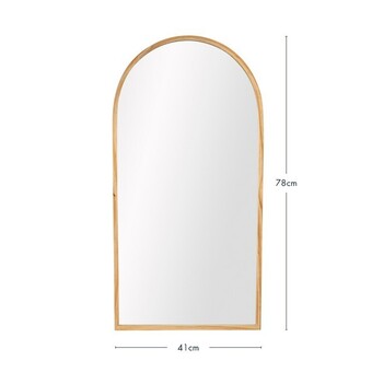 Pillow Talk Catori arch wall mirror by habitat offer