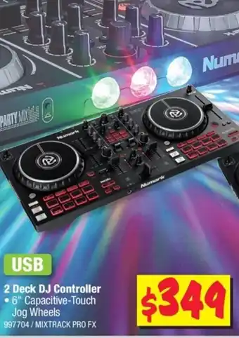 JB Hi-Fi USB 2 Deck DJ Controller offer