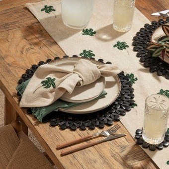 Pillow Talk Montana black table setting range by habitat offer