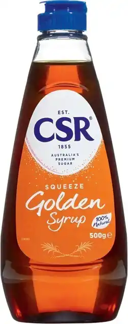 IGA CSR Golden Syrup Squeeze Bottle 500g offer