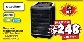 JB Hi-Fi Waterproof Bluetooth Speaker offer