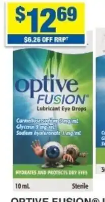 Optive Fusion Lubricant Eye Drops 10ml