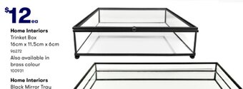 BIG W Home interiors trinket box offer