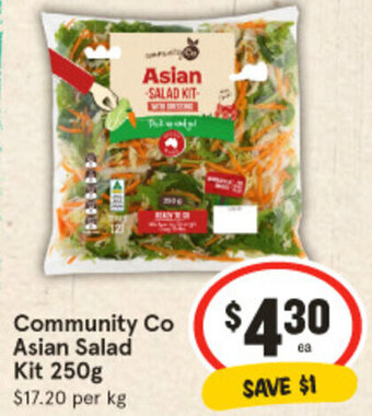 IGA Community Co Asian Salad Kit 250g offer