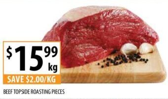Supabarn BEEF TOPSIDE ROASTING PIECES offer