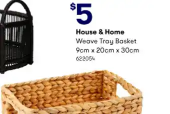 BIG W Weave tray basket offer