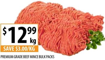 Supabarn PREMIUM GRADE BEEF MINCE BULK PACKS offer