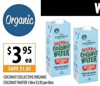 Supabarn COCONUT COLLECTIVE ORGANIC COCONUT WATER 1 litre offer