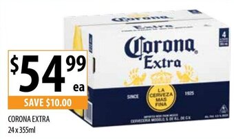 Supabarn CORONA EXTRA 24x355ml offer