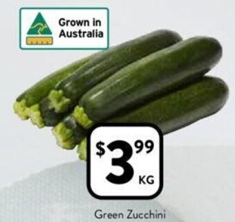 Foodworks Green Zucchini offer