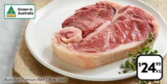 Foodworks Australian Premium Beef T Bone Steak offer