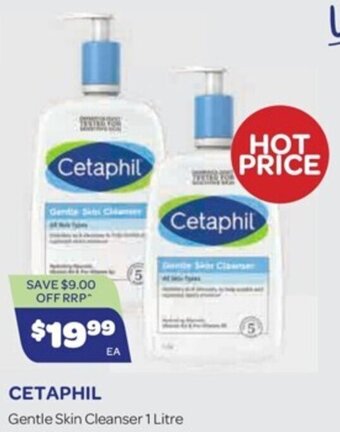 Health Save CETAPHIL Gentle Skin Cleanser 1 Litre offer