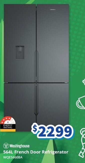 Westinghouse 564L French Door Refrigerator