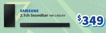 Bi-Rite SAMSUNG 2.1ch Soundbar HW-C450/XY offer
