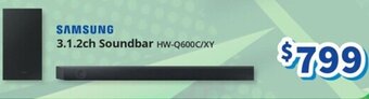 Bi-Rite SAMSUNG 3.1.2ch Soundbar HW-Q600C/XY offer
