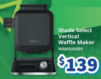 Shade Select Vertical Waffle Maker