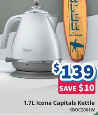 Bi-Rite 1.7L Icona Capitals Kettle offer