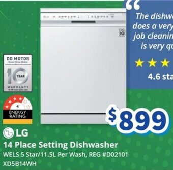 Bi-Rite 14 Place Setting Dishwasher offer