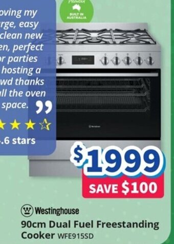 Bi-Rite 90cm Dual Fuel Freestanding Cooker offer