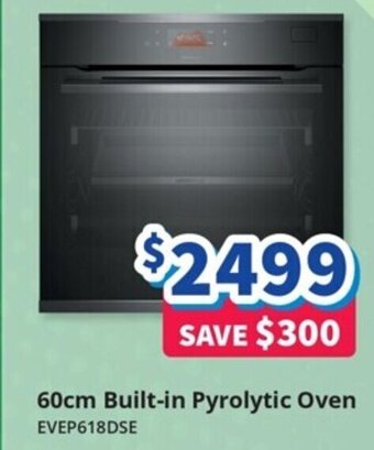 60cm Built-in Pyrolytic Oven