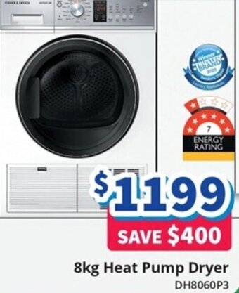 8kg Heat Pump Dryer