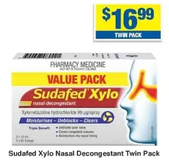 Sudafed Xylo Nasal Decongestant Twin Pack