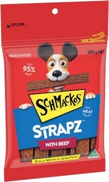 Coles Schmackos Dog Treats 200g offer