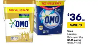 BIG W Omo laundry detergent offer