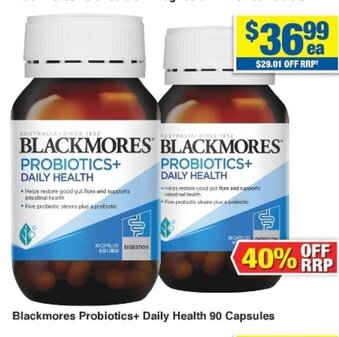My Chemist Blackmores Probiotics + Daily Health 90 Capsules offer