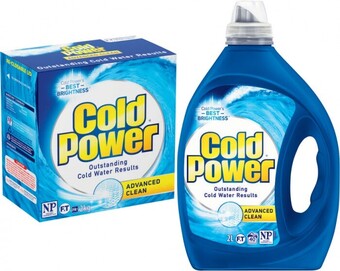 Coles Cold Power Laundry Liquid 1.8 Litre-2 Litre or Powder 2kg offer