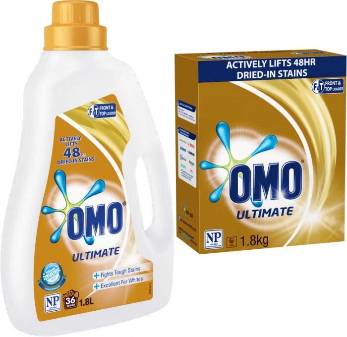 Omo Ultimate Laundry Powder 1.8kg or Liquid 1.8 Litre offer at Coles