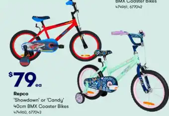 BIG W Showdown or candy 40cm BMX coaster bikes offer