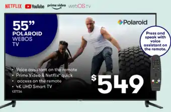BIG W Polaroid webos TV offer