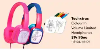 BIG W Colour in volume limited headphones offer