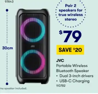 BIG W Portable wireless bluetooth speaker offer