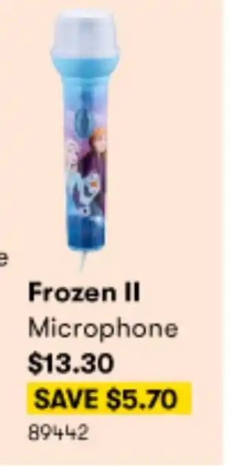 BIG W Frozen II microphone offer