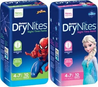 Coles Huggies Convenience DryNites Pyjama Pants 9 Pack-11 Pack offer