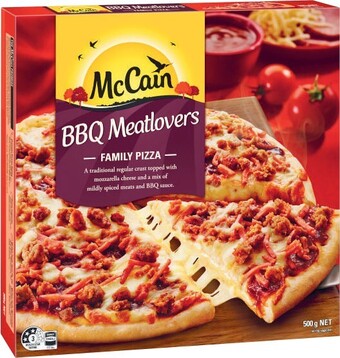 Coles McCain Family Pizza 500g offer