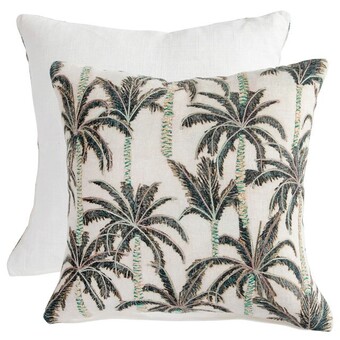 Pillow Talk Boracay feather square cushion by m.u.s.e offer