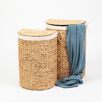 Pillow Talk Arlo hamper by habitat offer