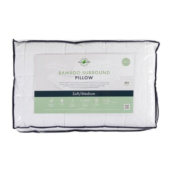 Pillow Talk Bamboo surround soft/medium pillow by greenfirst offer