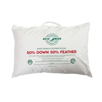 Pillow Talk 50/50 duck down feather surround pillow by greenfirst offer