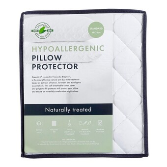 Pillow Talk Hypoallergenic standard pillow protector by greenfirst offer