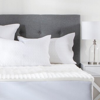 Pillow Talk Five zone foam mattress overlay by sleep support offer