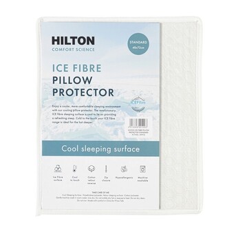 Pillow Talk Comfort science ice fibre pillow protector by hilton offer