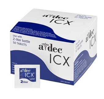 Henry Schein A-dec icx waterline treatment 50 tablets for 2l bottle offer