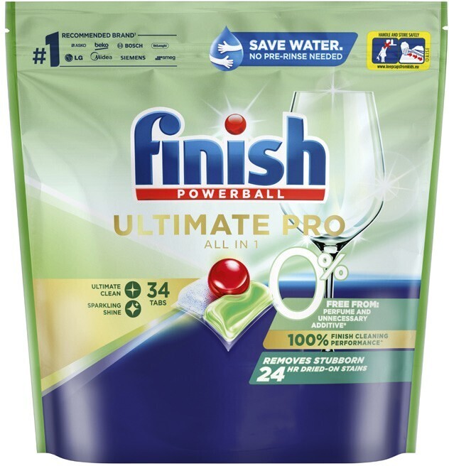 Finish quantum ultimate pro dishwasher tablets 32‑34 pack selected
