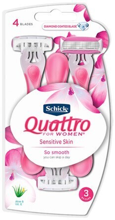 IGA Schick quattro disposable womens razors 3 pack offer