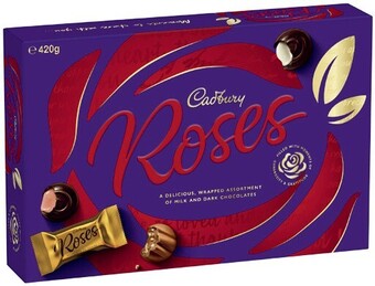 Coles Cadbury roses 420g offer